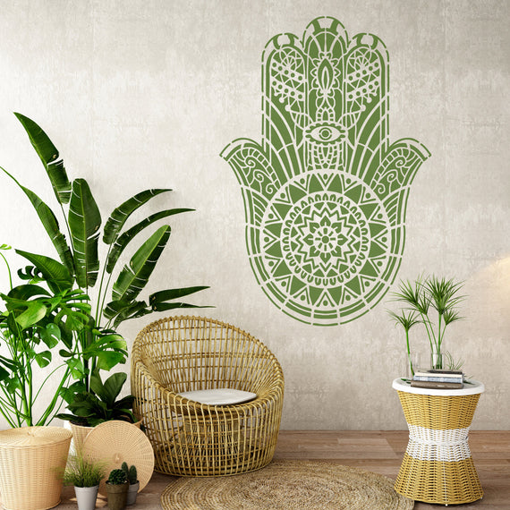 Holy Mandala - XXL Mandala wall stencil