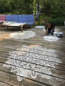 Holy Mandala - XXL Mandala wall stencil