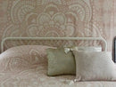 Pink HOLY MANDALA bed cover 230 x 230 cm, 90,5