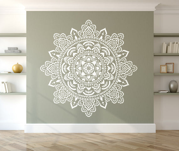 Holy Mandala - XXL Mandala wall stencil